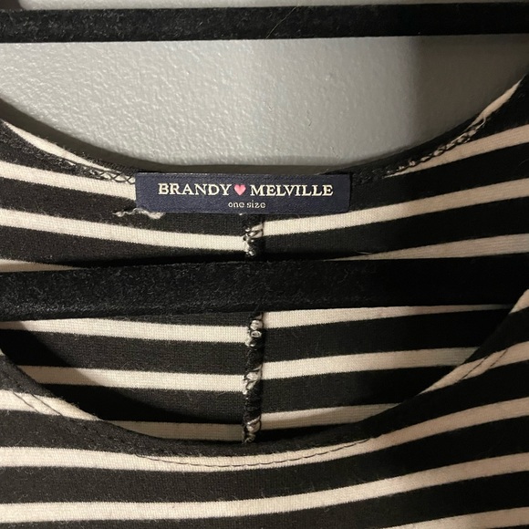 black & white striped shirt/dress - flown & long one piece 🦓 - Picture 2 of 9